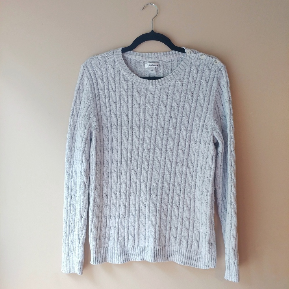 Croft & Barrow Cable Knit Sweater